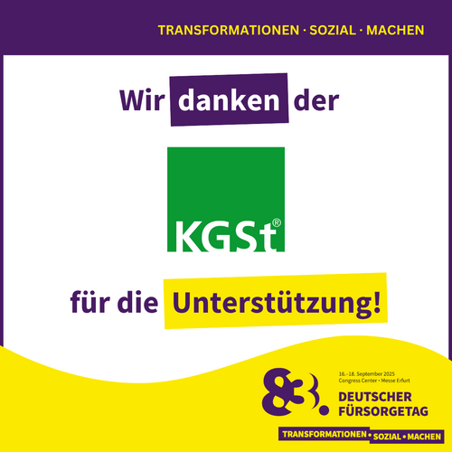 Grafik mit Danksagung an KGSt –