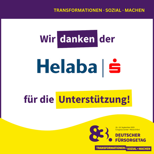 Grafik mit Danksagung an unseren Unterstützer beim DFT, die Helaba. –