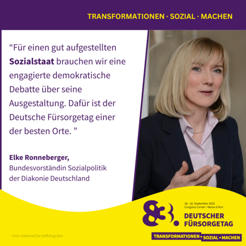 Grafik mit Foto und Zitat von Silke Ronnebergger. –